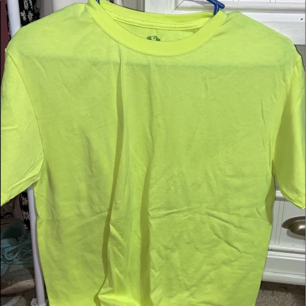 yellow shirt